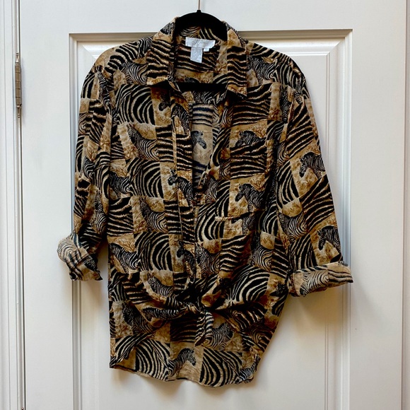 Vintage Pure Silk Blouse - Picture 1 of 6